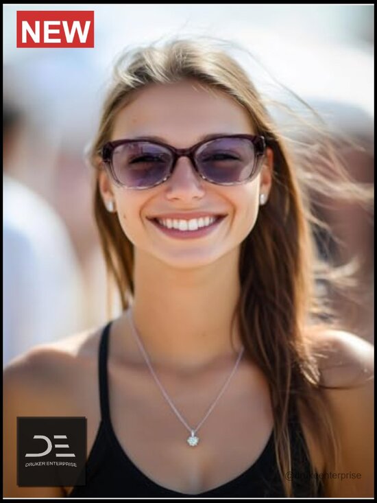 Polarized Sunglasses Retro Photochromic Lens UV400 Protection Sparkling Crystal main image 6